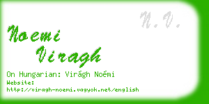 noemi viragh business card